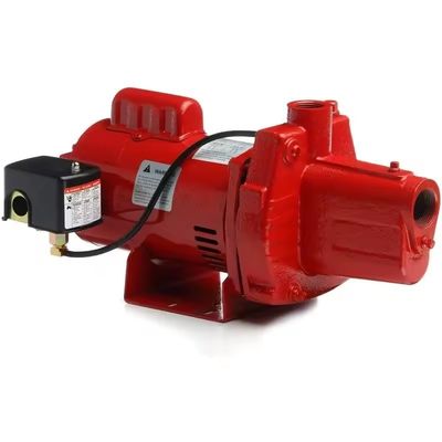 Premium gietijzer Shallow Well Jet Pump, Rood, 602208, 9.1 x 17.8