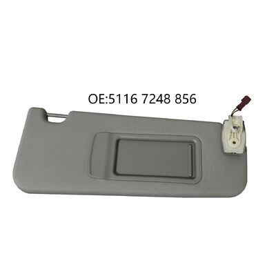 Linker Zonneklep Zonnevizier Met Spiegel Voor BMW F10 F18 2011-2016 Grijs 5116 7248 856