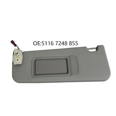 Linker zonneklep zonnescherm met spiegel voor BMW F10 F18 2011-2016 Grijs 5116 7248 855